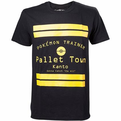 T-Shirt unisex Pokemon. Pallet Town Print