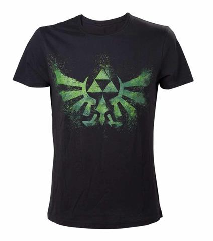T-Shirt unisex Nintendo. Zelda Green Print