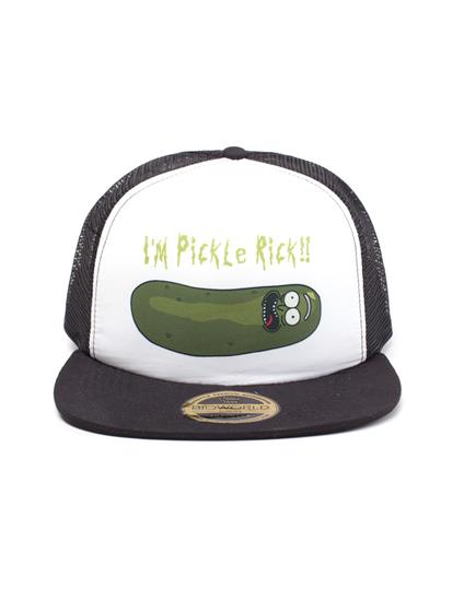 Cappellino Rick And Morty. Pickle Rick Trucker Black