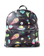 Rick And Morty: All Over Sublimation Printed Black Zaino