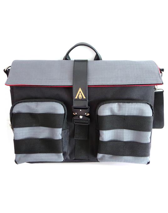 Borsa A Tracolla Assassin's Creed Odyssey. Washed Look With Coloured Webbing Grey