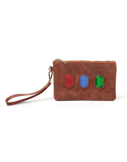 Nintendo: Legend Of Zelda . Rupees Pouch Coin Purse Brown Portafoglio