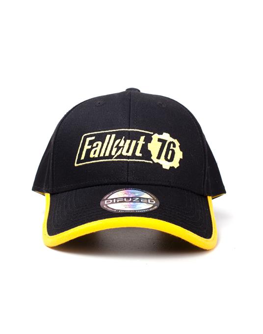 Fallout 76. Yellow Logo Adjustable Cap Caps Adjustable U Black