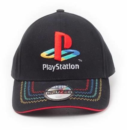 Cappellino Playstation Retro Logo Adjustable Adjustable Black