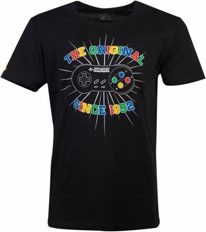 T-Shirt Unisex Tg. S Nintendo The Og Snes Black