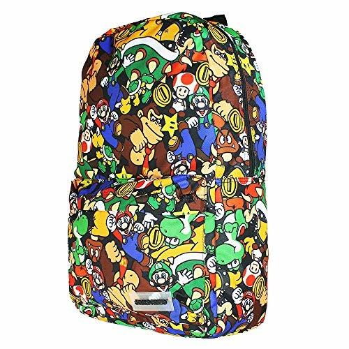 Zaino Nintendo. Super Mario Characters Aop Multicolor - 3