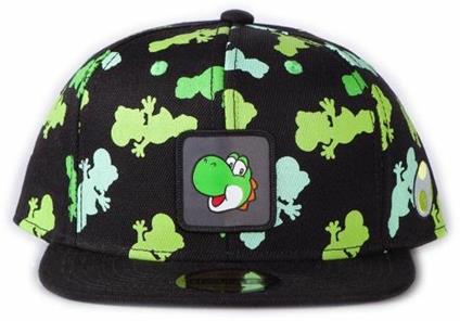 Cappellino Nintendo Super Mario Yoshi Aop Snapback Black