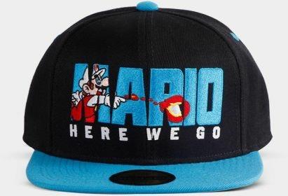 Cappellino Nintendo Super Mario Summer Olympics Letters Snapback Multicolor