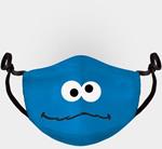 Sesame Street: Adjustable Shaped Facemask Blue (Mascherina Protettiva)