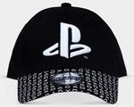 Cappellino Sony Playstation Logo Baseball Cap Adjustable Black
