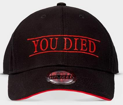 Cappellino Demon Souls You Died Adjustable Cap Black