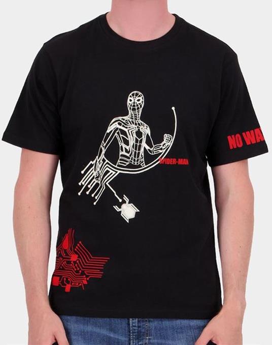 Marvel: Spider-Man Black (T-Shirt Unisex Tg. XL)