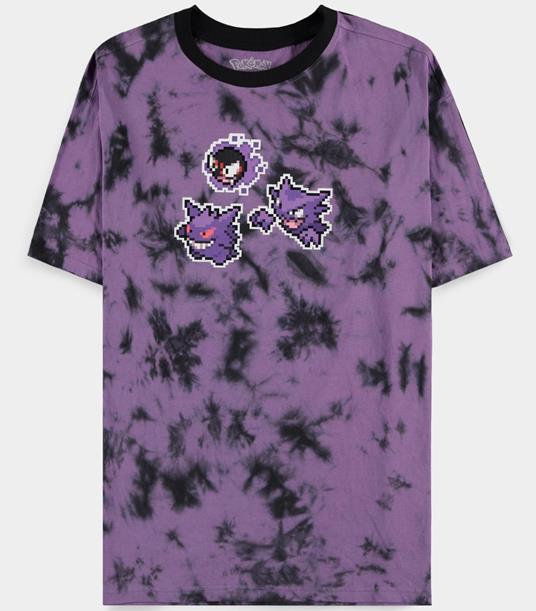 T-Shirt Donna Tg. M. Pokemon: Ghost Purple