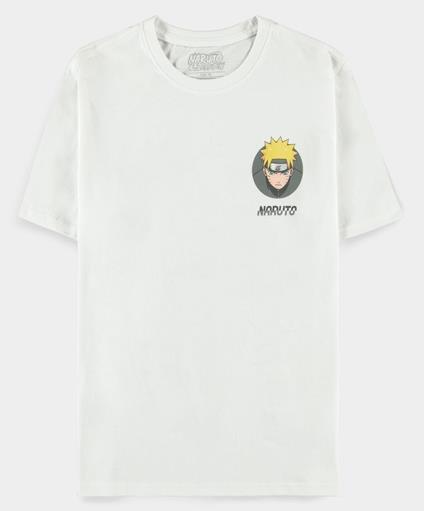 T-Shirt Unisex Tg. M. Naruto Shippuden: White