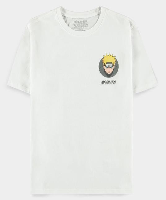 T-Shirt Unisex Tg. M. Naruto Shippuden: White