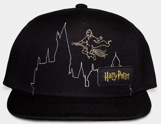 Harry Potter: Men'S Snapback Cap Black (Cappellino)