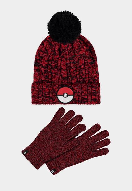 Pokemon: Men'S Giftset Beanie & Knitted Gloves Multicolor (Set Berretto+Guanti)