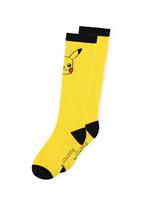 Calzini Donna Tg. 35/38 Pokemon: Pikachu Knee High Socks Yellow