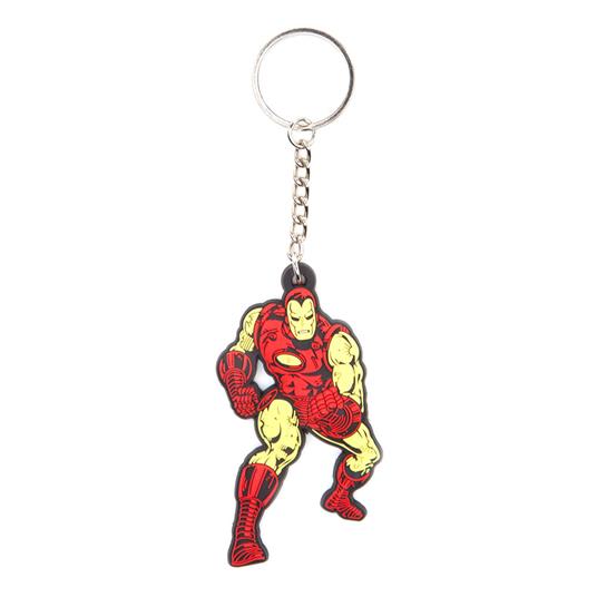 Portachiavi Marvel Comics. Iron Man in Gomma