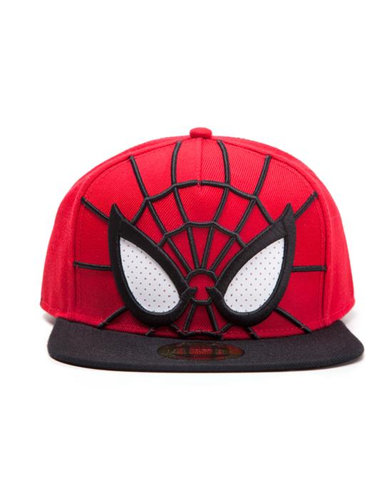 Cappellino Spiderman. 3D With Mesh Eyes Caps Red - Difuzed - Idee regalo |  IBS