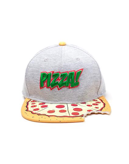 Cappellino Teenage Mutant Ninja Turtles. Pizza Snapback With Cut Out Multicolor