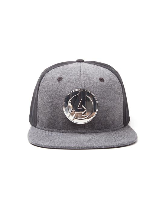 Cappellino Marvel. Avengers Logo Melange Snapback Grey