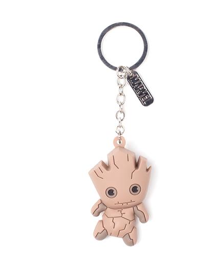 Portachiavi Marvel. Groot Character Rubber 3D Multicolor