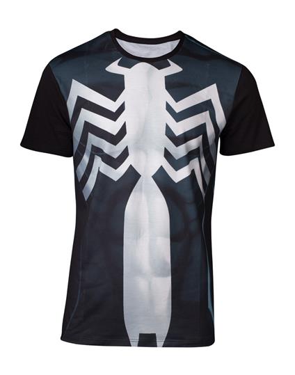 T-Shirt Unisex Tg. XL. Marvel Venom Suit Black