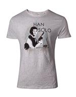 T-Shirt Unisex Tg. S Star Wars. Han Solo Grey