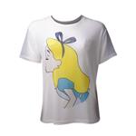 T-Shirt Donna Tg. XL Disney. Alice In Wonderland Sublimation Mesh White