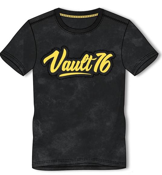 T-Shirt Unisex Tg. M. Fallout 76: Oil Vault 76