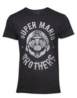 T-Shirt Unisex Tg. M. Nintendo - Super Mario Biker Black