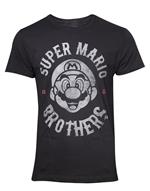 T-Shirt Unisex Tg. L. Nintendo - Super Mario Biker Black