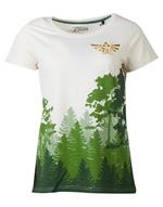 T-Shirt Donna Tg. XL. Zelda: The Woods White