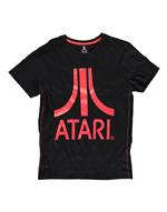 T-Shirt Unisex Tg. L. Atari: Red Logo Black