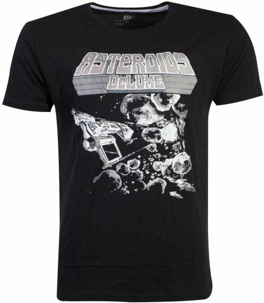 T-Shirt Unisex Tg. L Atari Astroids Tonal Graphic Black