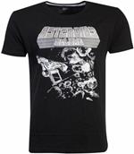 T-Shirt Unisex Tg. L Atari Astroids Tonal Graphic Black