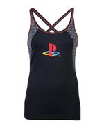 Canotta Donna Tg. S. Sony: Playstation Tech Seamless Black