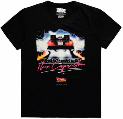 T-Shirt Unisex Tg. L Back To The Future Black