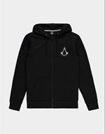 Assassin'S Creed Valhalla: Crest Banner Black (Felpa Con Cappuccio Unisex Tg. S)