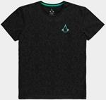 T-Shirt Unisex Tg. M Assassin'S Creed Valhalla Nordic Aop Black