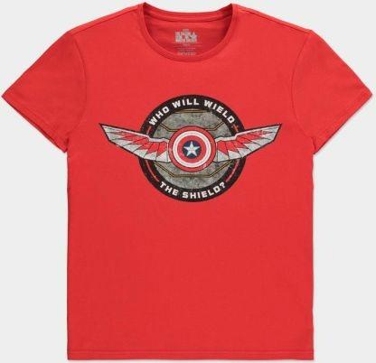 T-Shirt Unisex Tg. L Marvel Falcon & The Winter Soldier Red