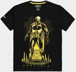 T-Shirt Unisex Tg. S Avengers Game Adaptoid Black