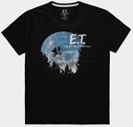 T-Shirt Unisex Tg. M E.T. The Moon Black