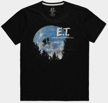 T-Shirt Unisex Tg. XL E.T. The Moon Black