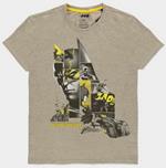 T-Shirt Unisex Tg. S Dc Comics Batman Caped Crusader Premium Grey