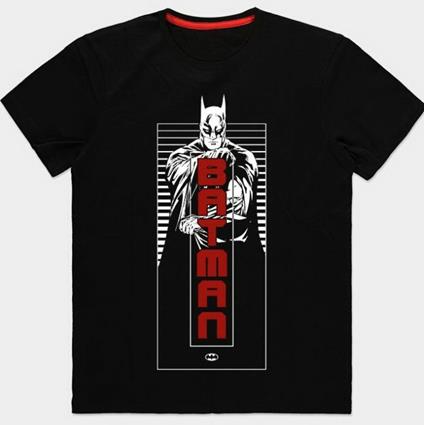 T-Shirt Unisex Tg. S Dc Comics Batman Dark Knight Black