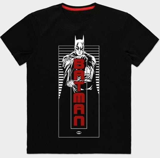 T-Shirt Unisex Tg. M Dc Comics Batman Dark Knight Black