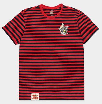 Tom & Jerry: Tom Striped Multicolor (T-Shirt Unisex Tg. 2XL)