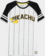 T-Shirt Unisex Tg. XL. Pokemon: Running Pika White